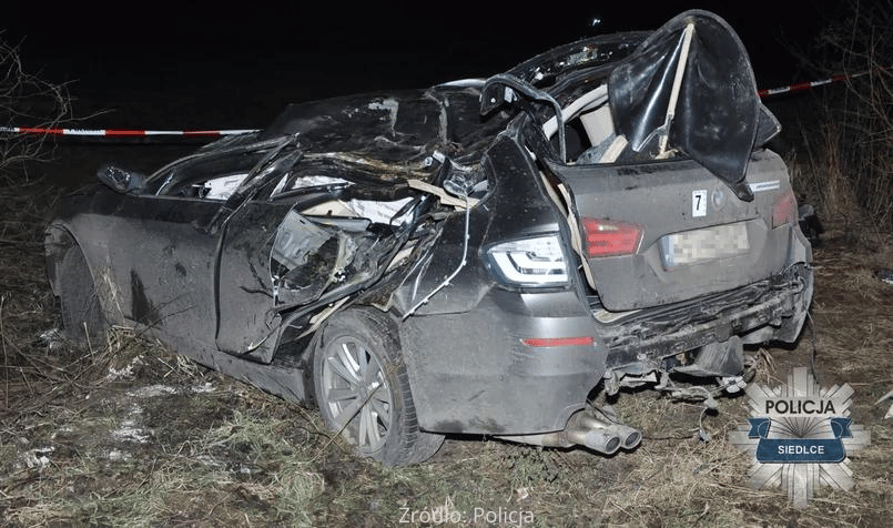 wypadek, zginął 19 latek